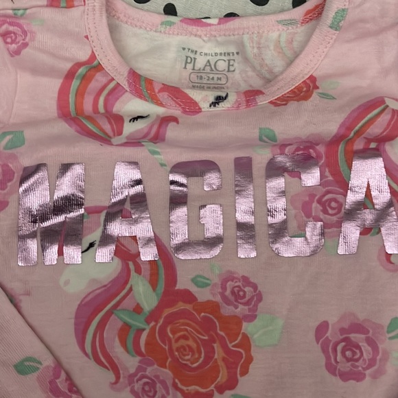 Baby Girl “Magical” PJ Set - Picture 2 of 3